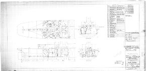 Machinery arrangement on a tugboat